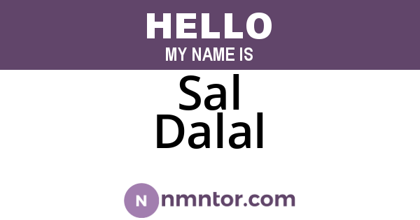 Sal Dalal