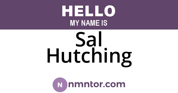 Sal Hutching