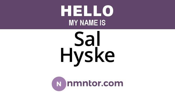 Sal Hyske