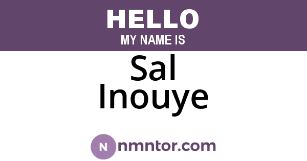Sal Inouye