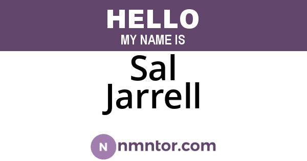 Sal Jarrell