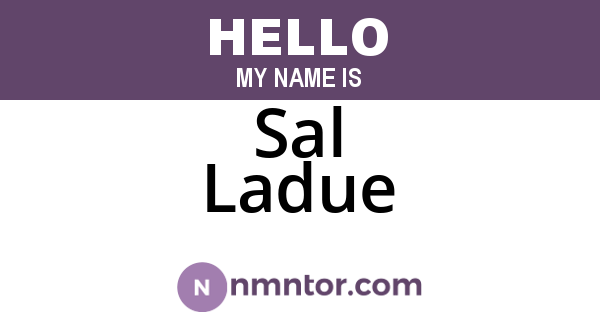 Sal Ladue
