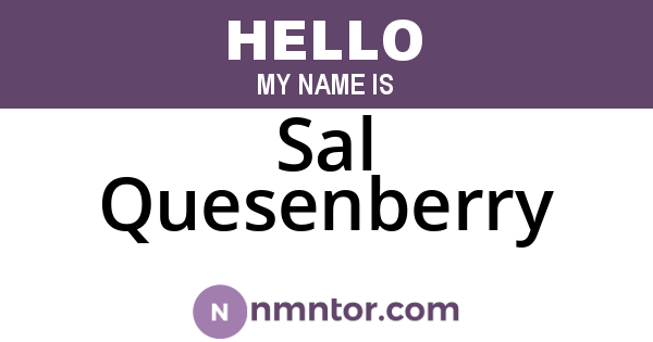 Sal Quesenberry
