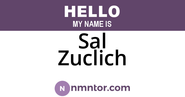 Sal Zuclich