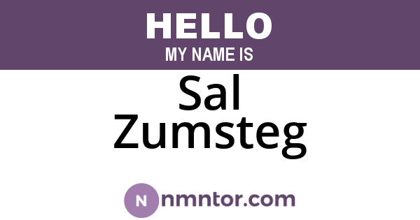 Sal Zumsteg
