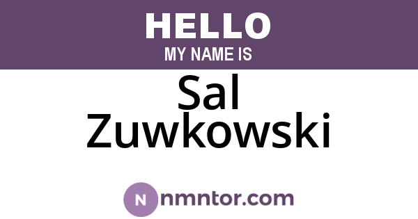 Sal Zuwkowski
