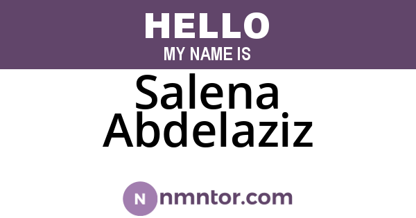 Salena Abdelaziz