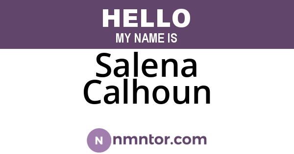Salena Calhoun
