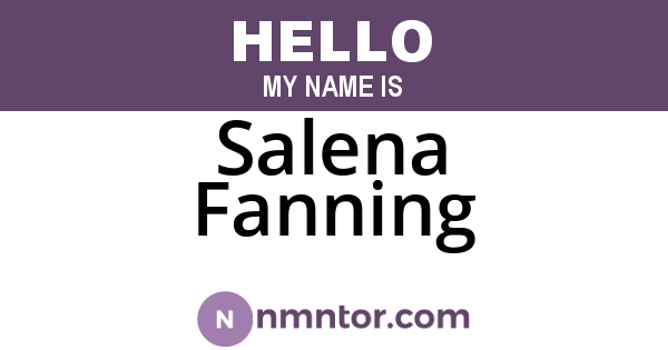 Salena Fanning