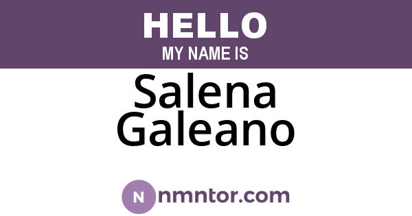 Salena Galeano