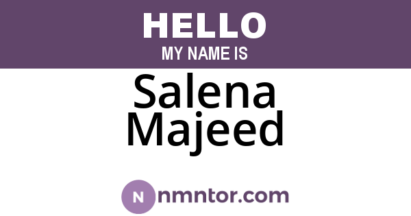 Salena Majeed