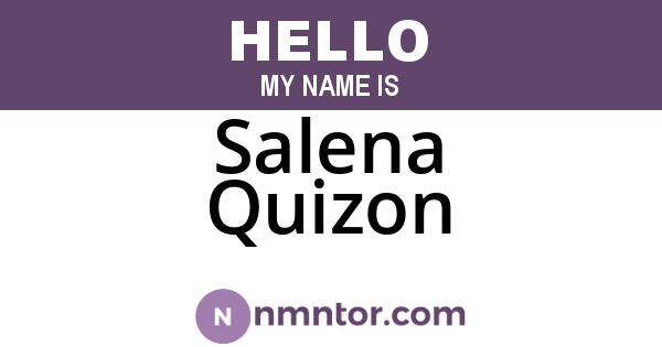 Salena Quizon