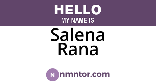 Salena Rana