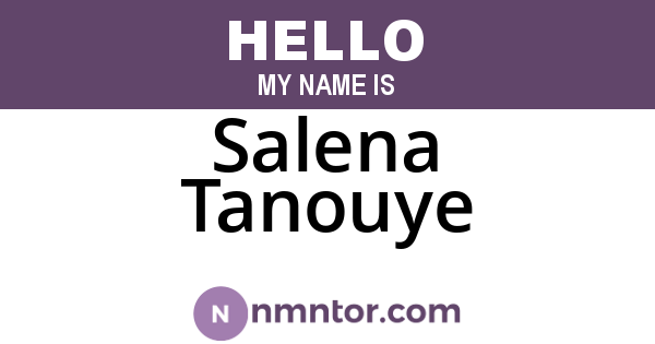 Salena Tanouye