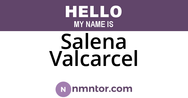 Salena Valcarcel