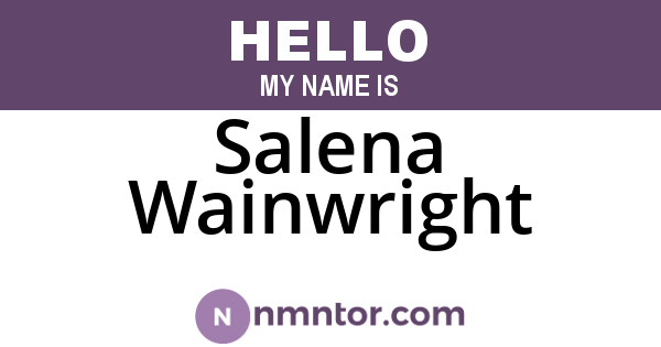 Salena Wainwright