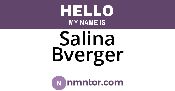 Salina Bverger