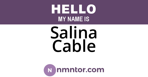Salina Cable