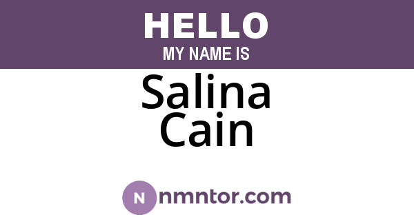 Salina Cain
