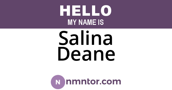 Salina Deane