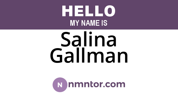 Salina Gallman