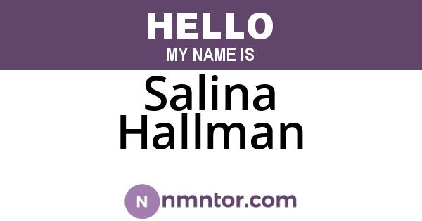 Salina Hallman