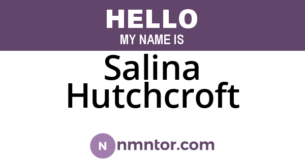 Salina Hutchcroft