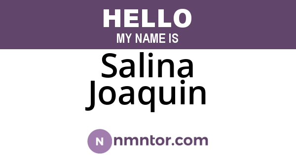 Salina Joaquin