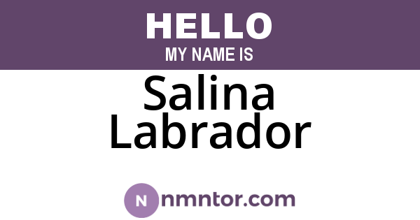 Salina Labrador