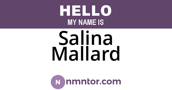 Salina Mallard