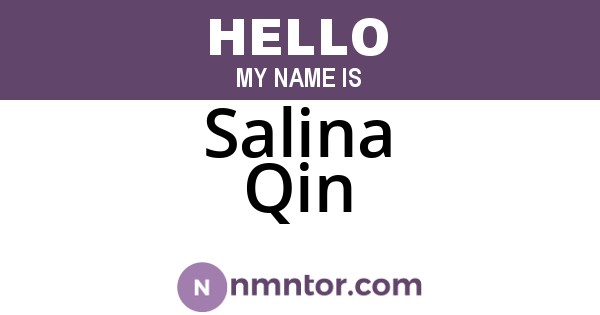 Salina Qin