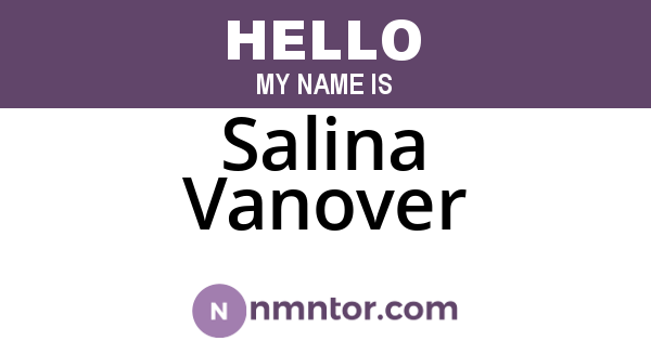 Salina Vanover
