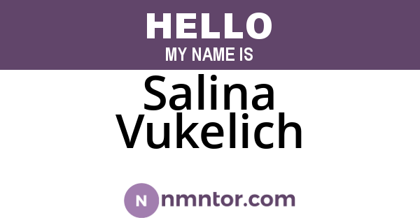 Salina Vukelich