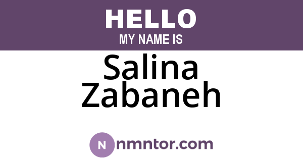 Salina Zabaneh