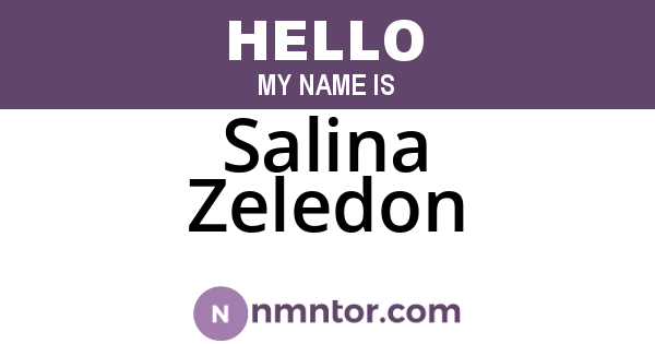 Salina Zeledon