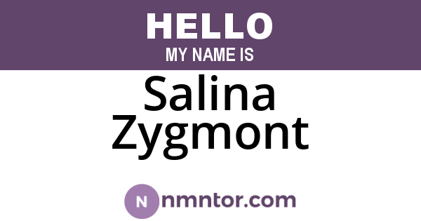Salina Zygmont