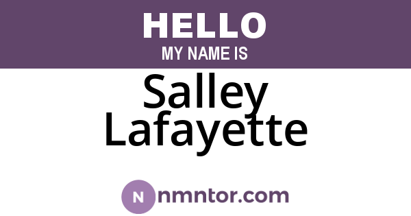 Salley Lafayette