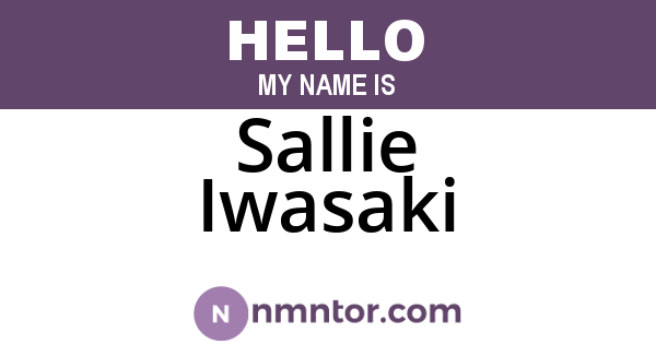 Sallie Iwasaki