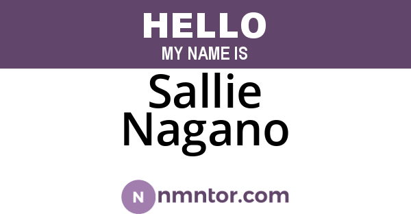 Sallie Nagano