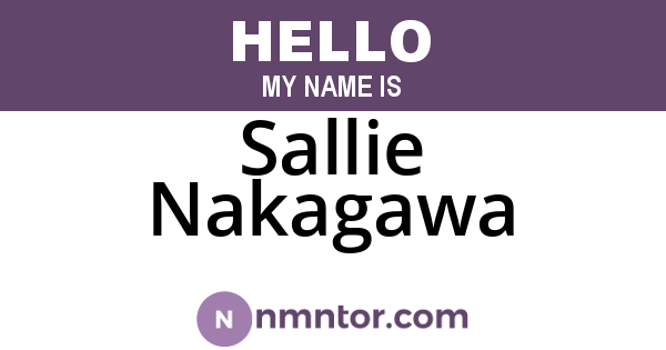 Sallie Nakagawa