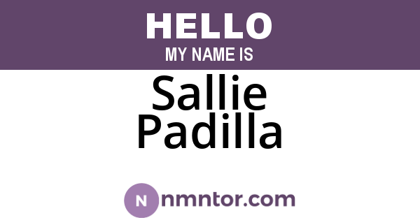 Sallie Padilla