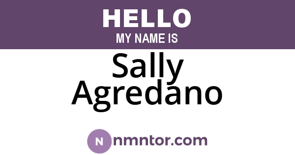 Sally Agredano