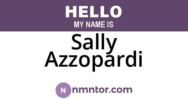 Sally Azzopardi