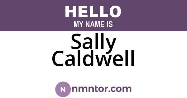 Sally Caldwell