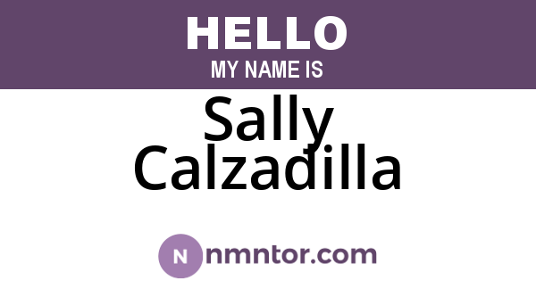 Sally Calzadilla