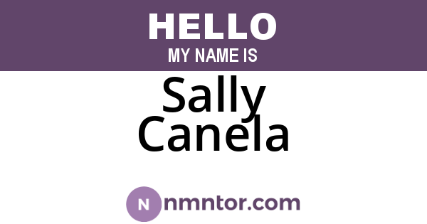 Sally Canela
