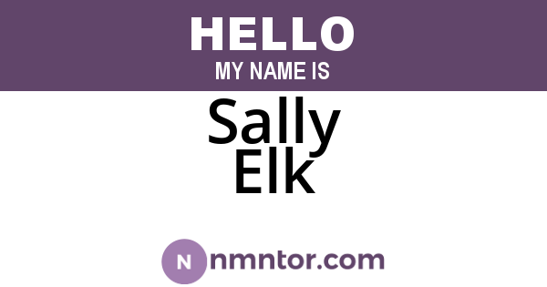 Sally Elk