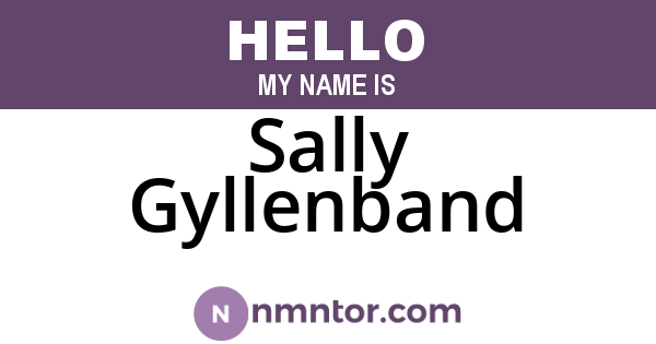 Sally Gyllenband