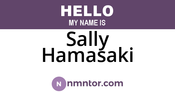 Sally Hamasaki