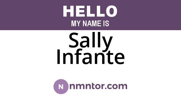 Sally Infante